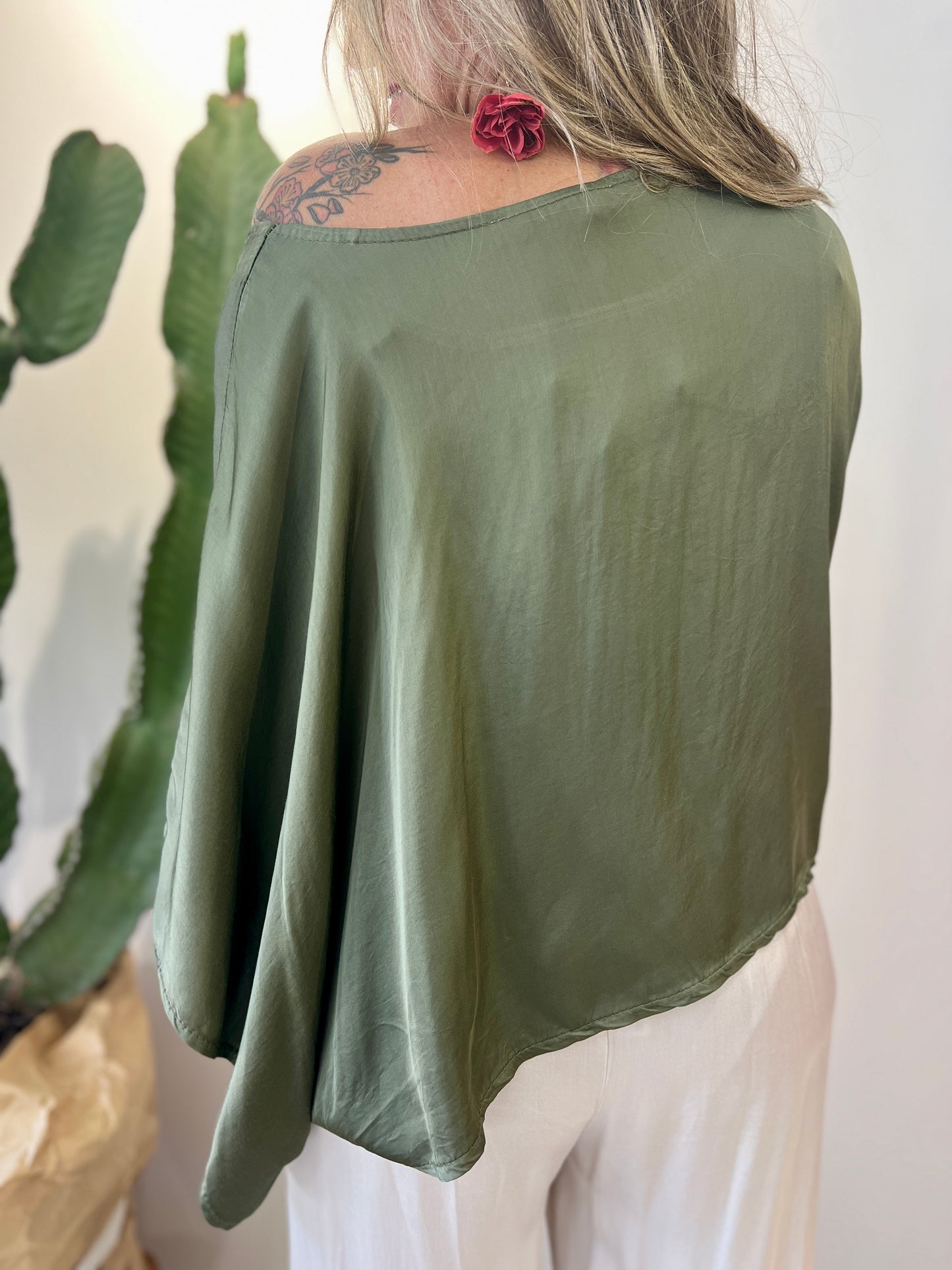 Blusa poncho