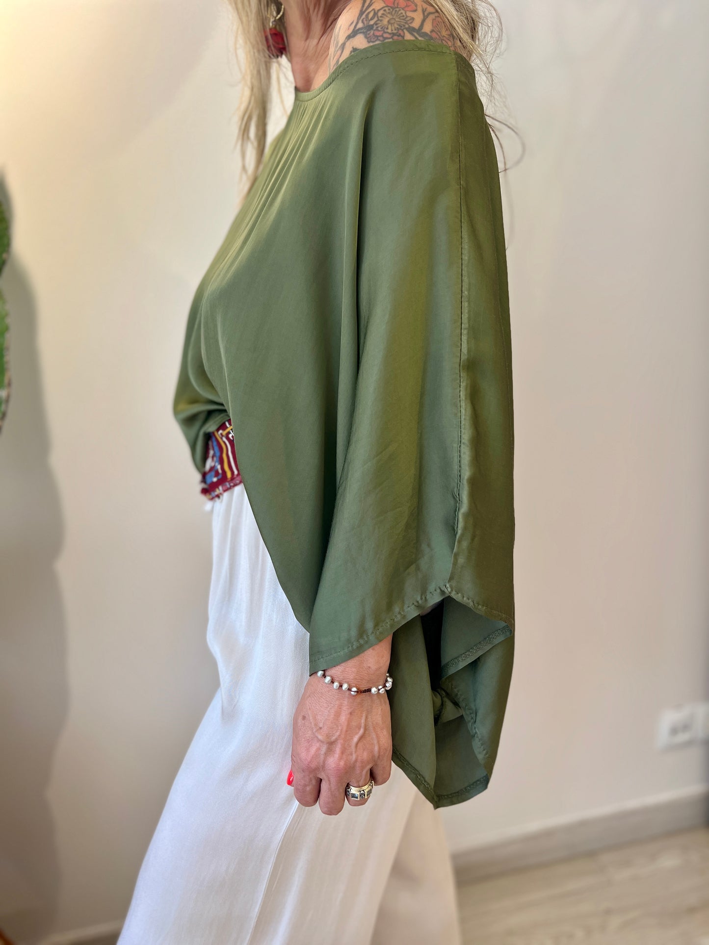 Blusa poncho