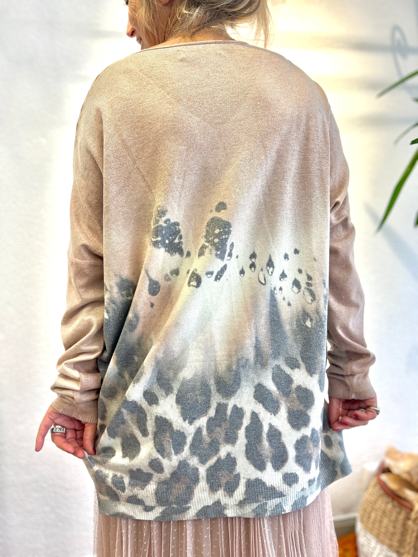 Camisola malha oversized bull