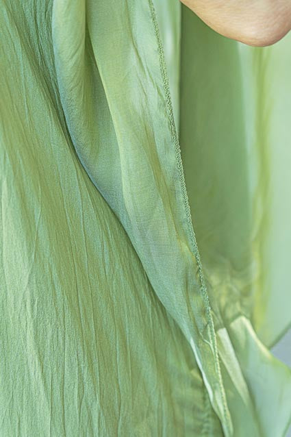 Vestido verde kaftan